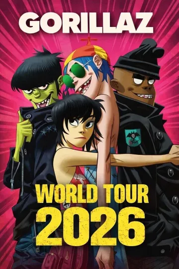 Discover Gorillaz Announce Explosive 2026 World Tour Poster