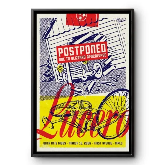 Discover Lupe Fiasco Tour Poster March 2026 Minneapolis Concert Print