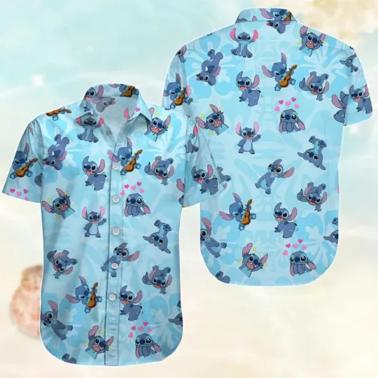 Discover Disney Lilo And Stitch Trip Beach Love Vacation Aloha Hawaiian Shirt