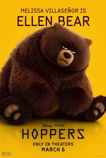 Discover Hoppers 2026 Movie Poster Wall Art Home Decor Ellen Bear