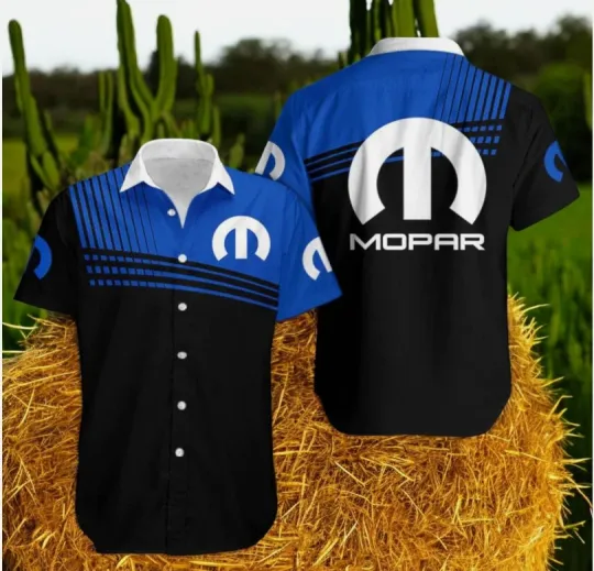 Discover Mopar Logo Hawaiian Shirt