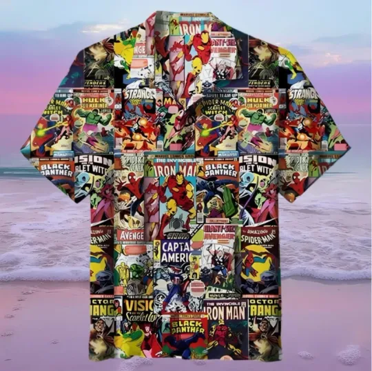 Discover Marvel Comics Unisex 3D Printed Hawaiian Shirt