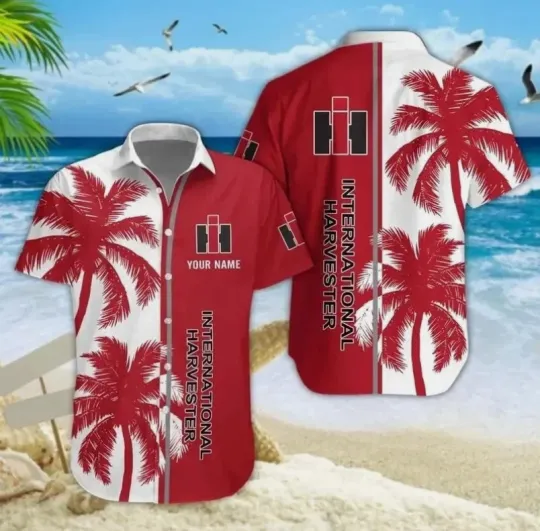 Discover International Harvester Hawaiian Shirt Summer Button-Up 2025
