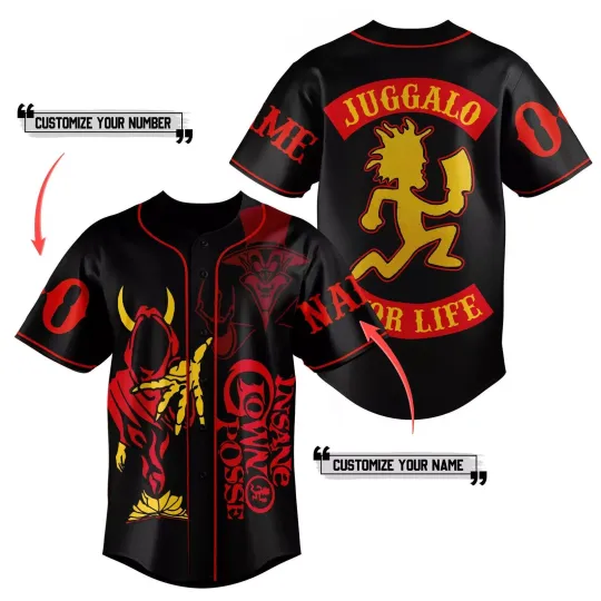 Discover Insane Clown Posse Baseball Jersey For Fans