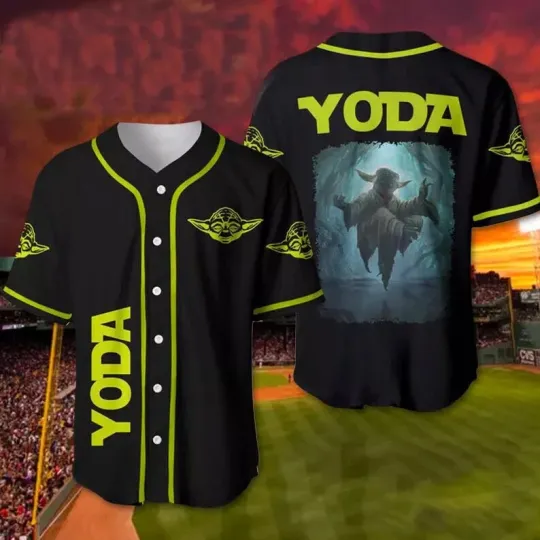 Discover Personalized Yoda Happy Valentine's Day Gift For Him 3D Baseball Jersey Shirt