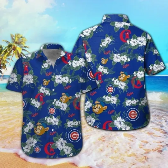 Discover Chicago Baseball Team Cubss Hawaiian Button Down Shirt