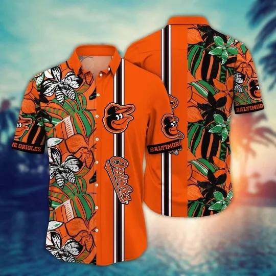 Discover Baltimore Baseball Team Orioless Hawaiian Button Down Shirt
