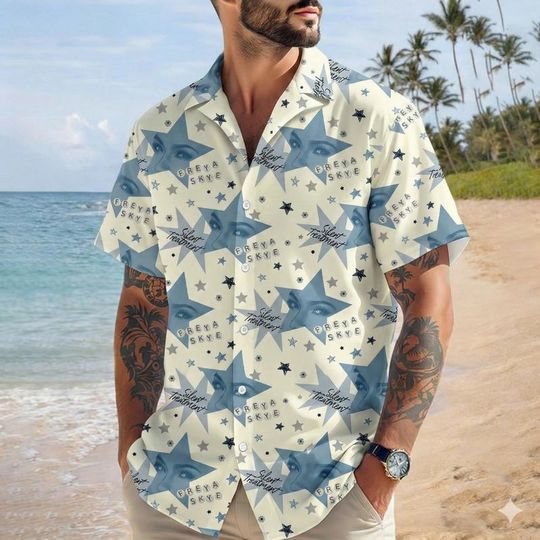 Freya Skye Songs Stars Align Tour Sketch Hawaiian Shirt, Descendants Zombies World Tour, Disneyland Summer Vacation Trip Shirt 16