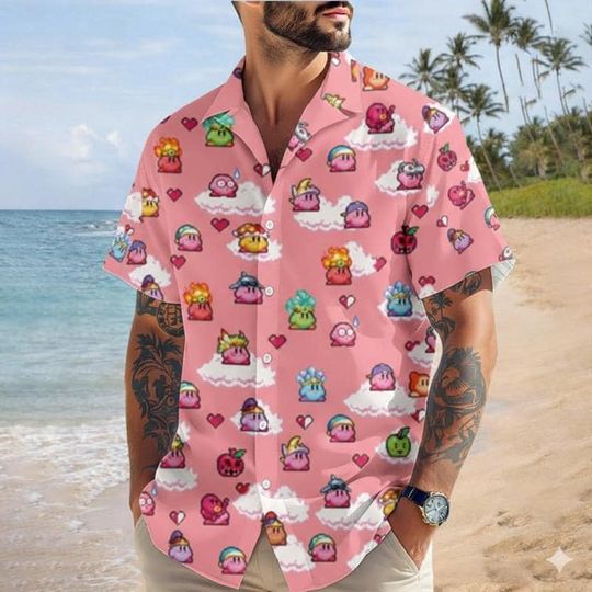 Discover Disneyland Mario And Friend Hawaiian Shirt, Mario Galaxy Movie Shirt, Super Mario Family Hawaiian Shirt, Disneyland Summer Vacation Shirt 28