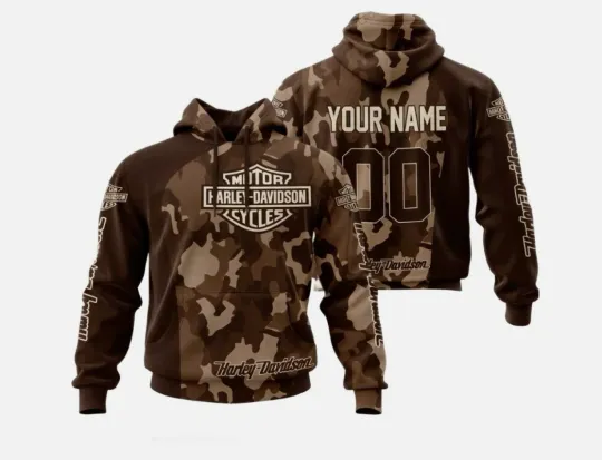 Discover Personalized Harley Racing Davidson 3D Hoodie , Unisex Adults S-5XL