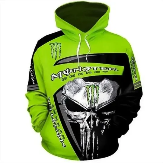 Discover Skull Claw Energy 3D Hoodie – Extreme Streetwear Style Unisex S-5XL