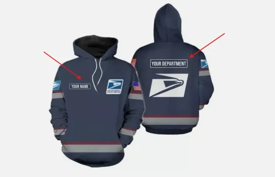 Discover Custom Name Postal Worker 2025 Hoodie 3D Unisex S-5XL