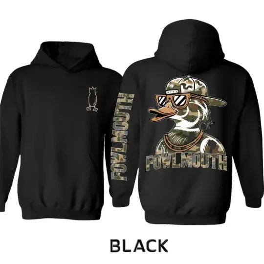 Discover Duck Hunting Hoodie – Fowlmouth Style Retro Outdoor Hunter Apparel Unisex S-5XL