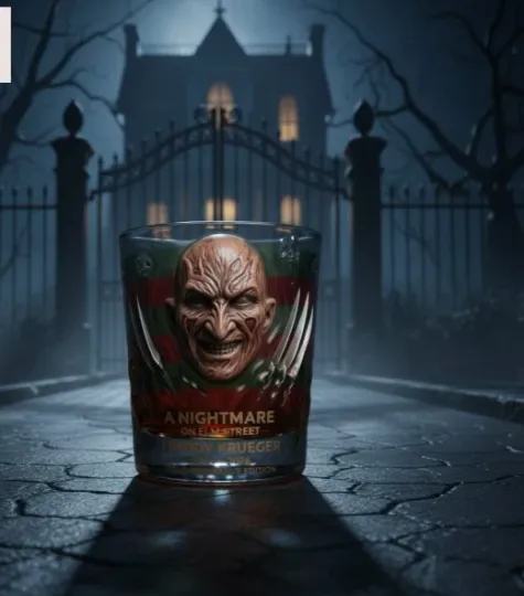 Discover Krueger A Nightmare on Elm Street Whiskey Glass