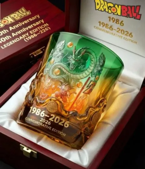 Discover Dra  Ball 1986-2026 Whiskey Glass