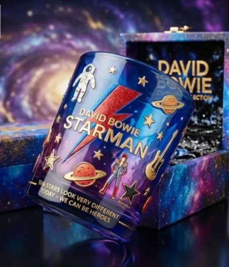 Discover Davi Bowie Starman Whiskey Glass