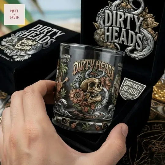 Discover Di Heads Design Whiskey Glass