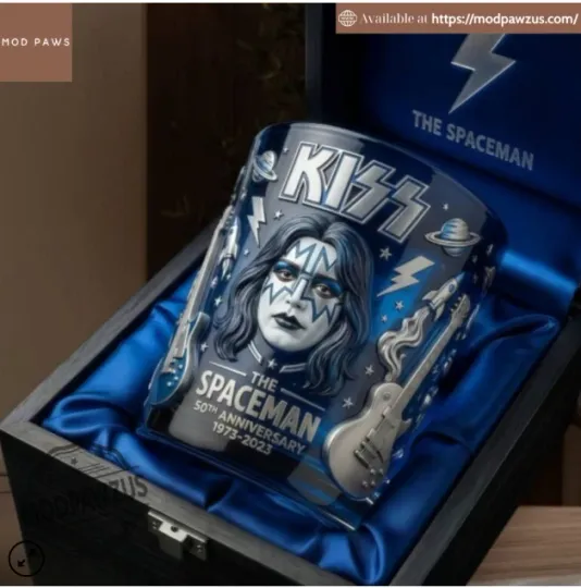 Discover Demon Style Rock 50th Anniversary Whiskey Glass Fan Gift