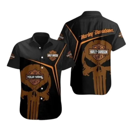 Discover Personalized Biker Racing Hawaiian Shirt Motorcycle Aloha Button Down Unisex