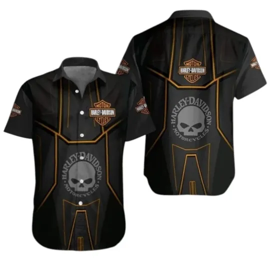 Discover Racing Motorcycle Hawaiian Shirt Biker Tropical Button Down Unisex Adults