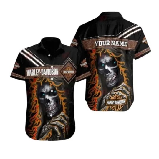 Discover Personalized Motor Racing Graphic Hawaiian Shirt Casual Button Down