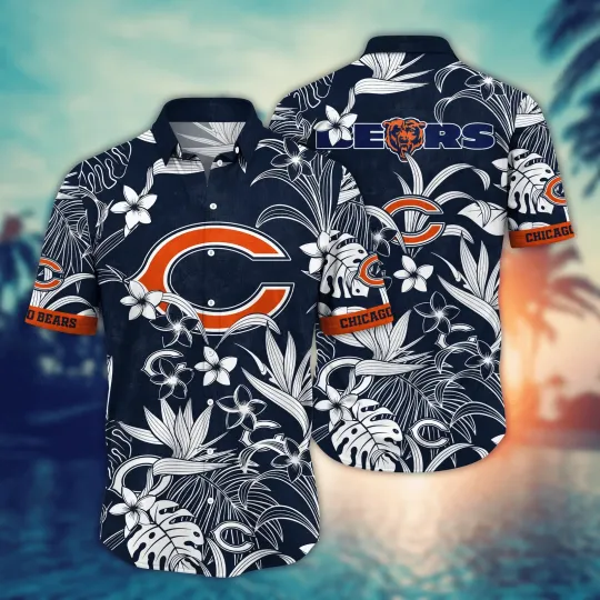 Discover Chicago Bears football Hawaiian Shirt Water Sports Field Sport Shirts
