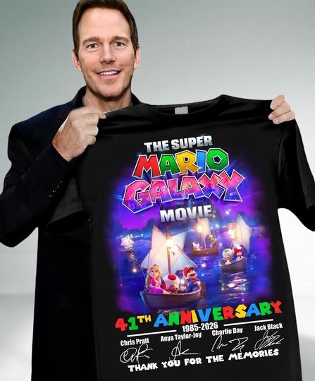 Super Mario Galaxy Movie Shirt, Mario Since 85 Tee, Nintendo World Family Holiday Tee, Universal Orlando Birthday Gift