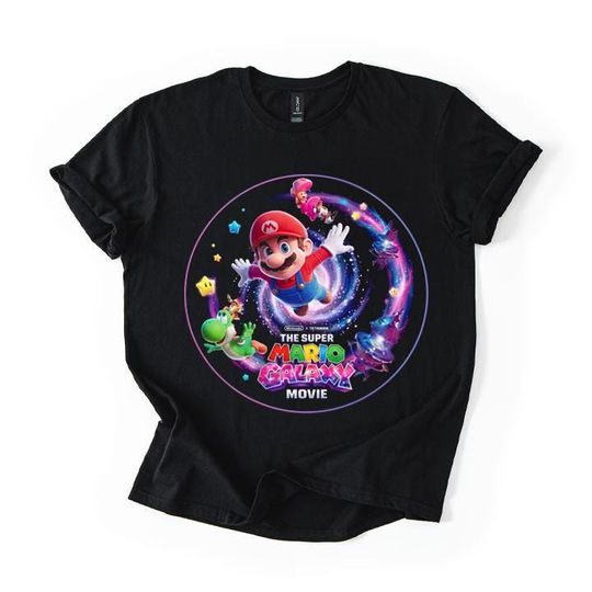 Super Mario Galaxy Movie Shirt, Super Mario Movie Shirt, Universal Orlando Birthday Gift