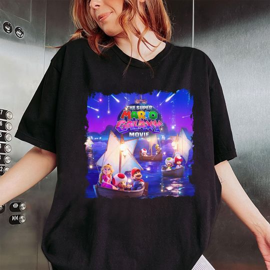 Discover Super Mario Galaxy Movie Shirt, Super Mario Gaming Shirt, Nintendo World Graphic Tee
