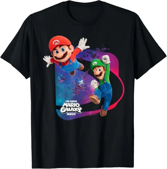 Discover The Super Mario Galaxy Movie Mario & Luigi Adventure T-Shirt