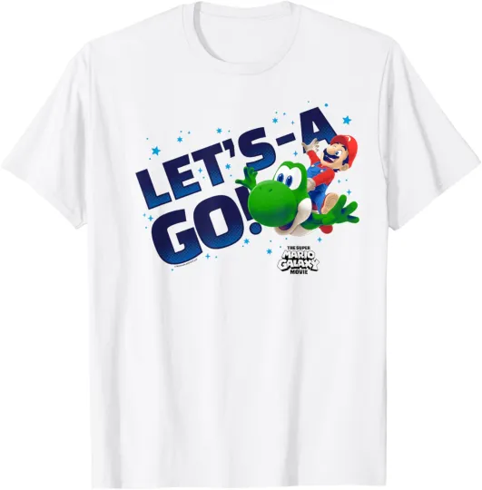 Discover The Super Mario Galaxy Movie Let’s-A Go! Star Ride T-Shirt