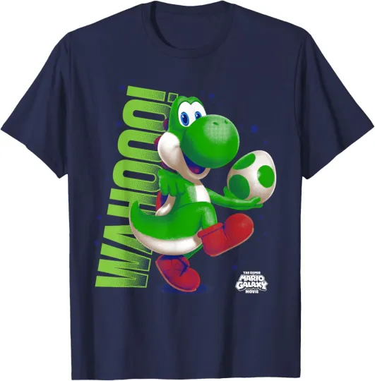 Discover The Super Mario Galaxy Movie Action Yoshi T-Shirt