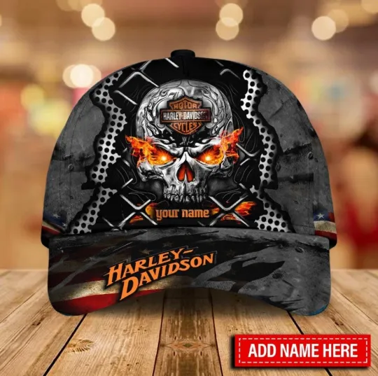 Discover Personalized Harley Motor Racing Davidson Classic Cap Gift