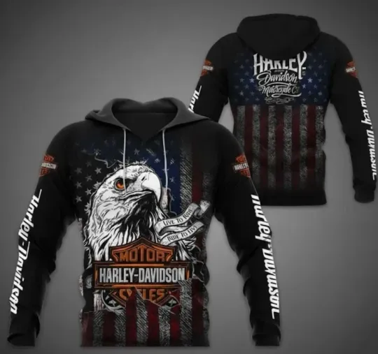 Discover Harley Racing Davidson 3D Hoodie , Unisex Adults S-5XL