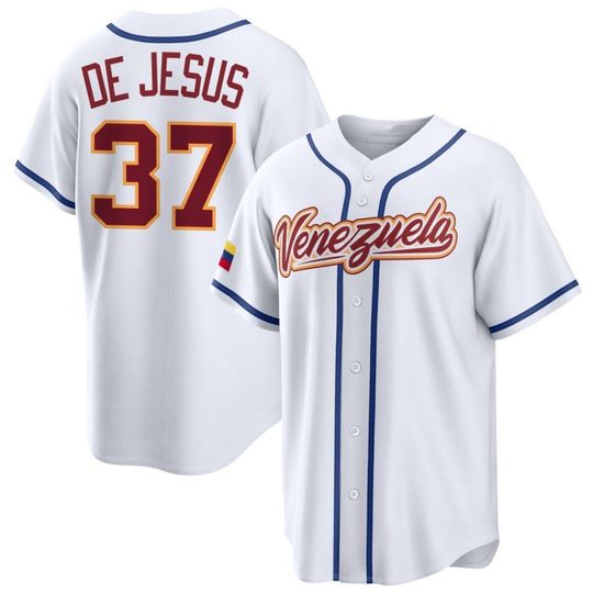 Discover Antonio Senzatela White Baseball Jersey,Venezuela 2026 World Baseball Classic,Men's/Youth size Limited Stitched Shirt