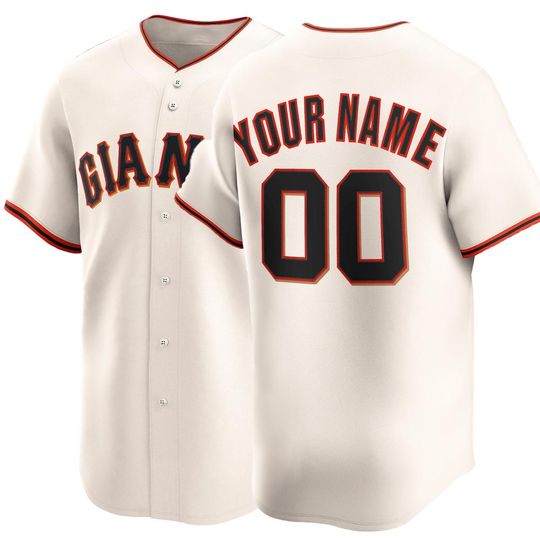Custom San Francisco Baseball Jersey #00 Limited Custom ,Men's/Youth White 2026