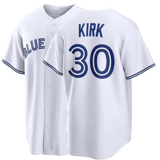 Discover Custom  Boston  Baseball Jersey # 30 Alejandro Kirk,Men's/Youth White 2026