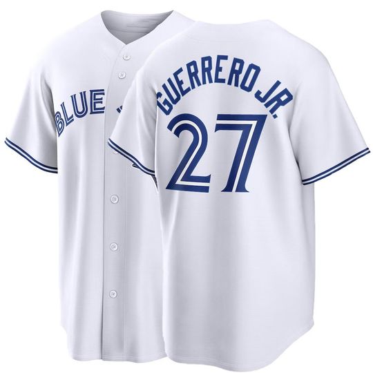 Discover Custom  Boston  Baseball Jersey # 27 Vladimir Guerrero Jr.,Men's/Youth White 2026