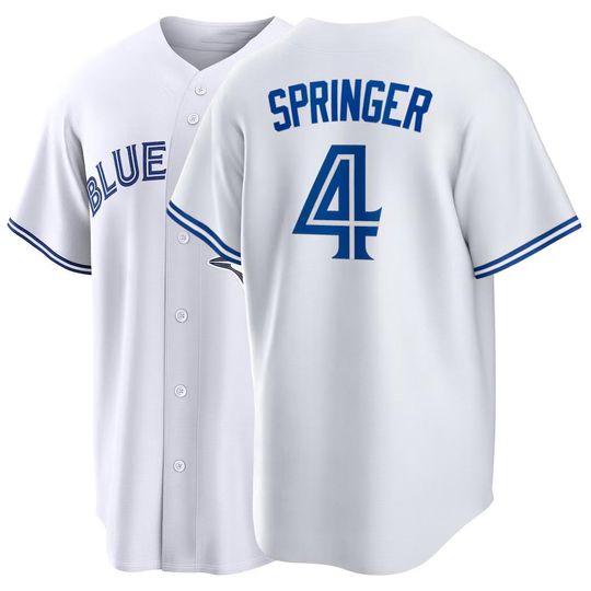 Discover Custom  Boston  Baseball Jersey # 4 George Springer,Men's/Youth White 2026