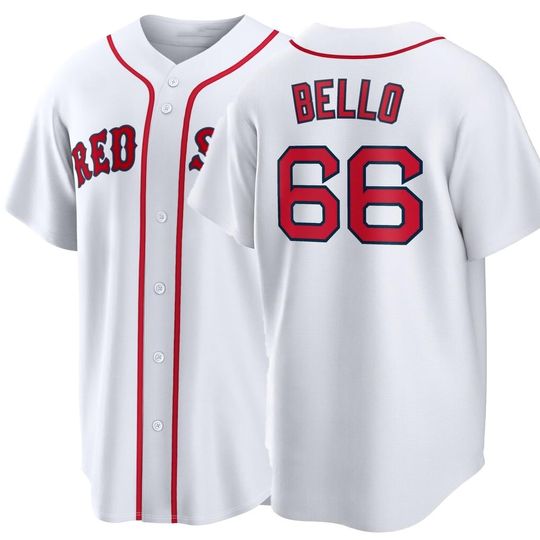 Discover Custom  Boston  Baseball Jersey #66 Brayan Bello  ,Men's/Youth White 2026