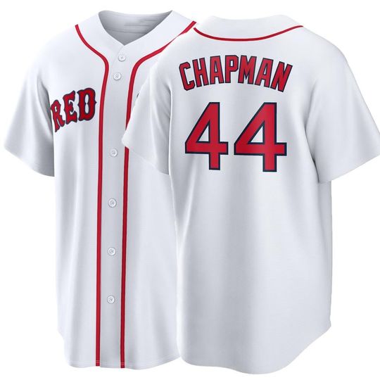 Discover Custom  Boston  Baseball Jersey #44 Aroldis Chapman ,Men's/Youth White 2026
