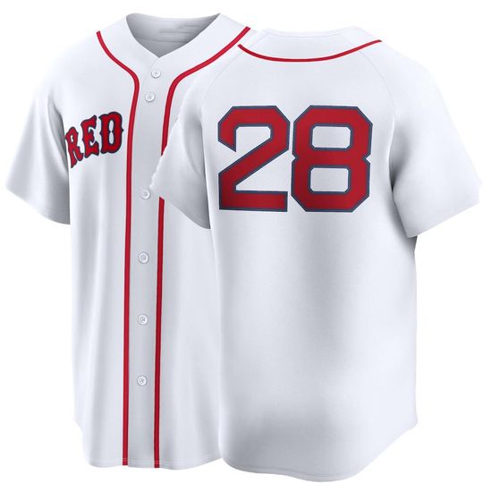 Discover Custom  Boston  Baseball Jersey #28 Kristian Campbell ,Men's/Youth White 2026
