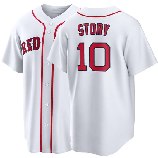 Discover Custom  Boston  Baseball Jersey #10 Trevor Story ,Men's/Youth White 2026