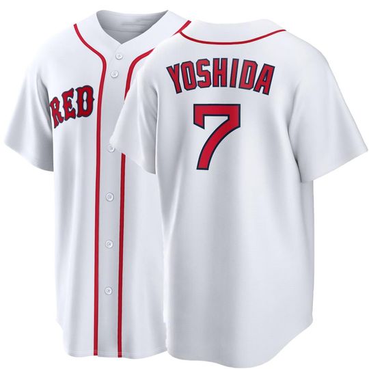 Discover Custom  Boston  Baseball Jersey #7 Masataka Yoshida ,Men's/Youth White 2026