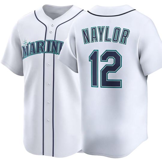 Discover Custom  Seattle  Baseball Jersey # 12 Josh Naylor,Men's/Youth White 2026