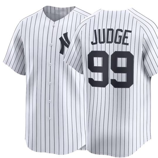 Discover New York Baseball Jersey #99 Aaron Judge,Men's/Youth White 2026