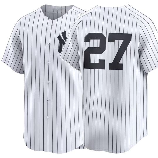 Discover New York Baseball Jersey #27 Giancarlo Stanton,Men's/Youth White 2026