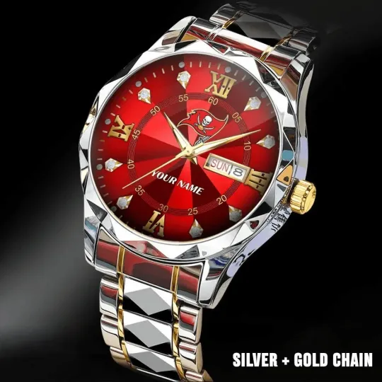 Discover Personalized Tampa Bay Football Buccaneerss Team Men Alloy Luxury Quartz Watch