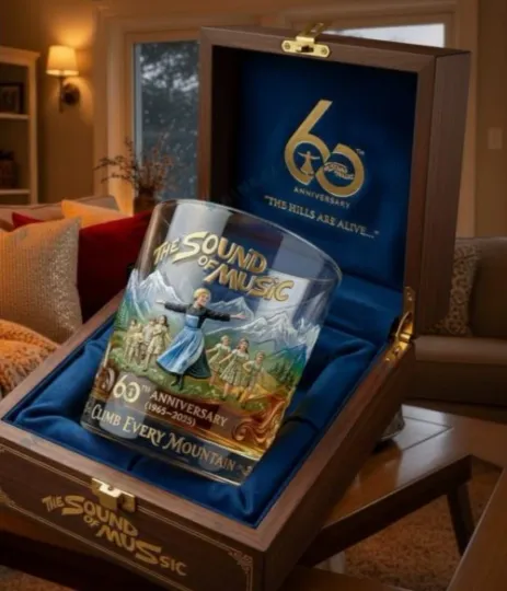 Discover Sound of Music 60th Anniversary Whiskey Glass