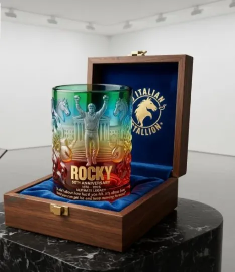 Discover R 50th Anniversary Whiskey Glass